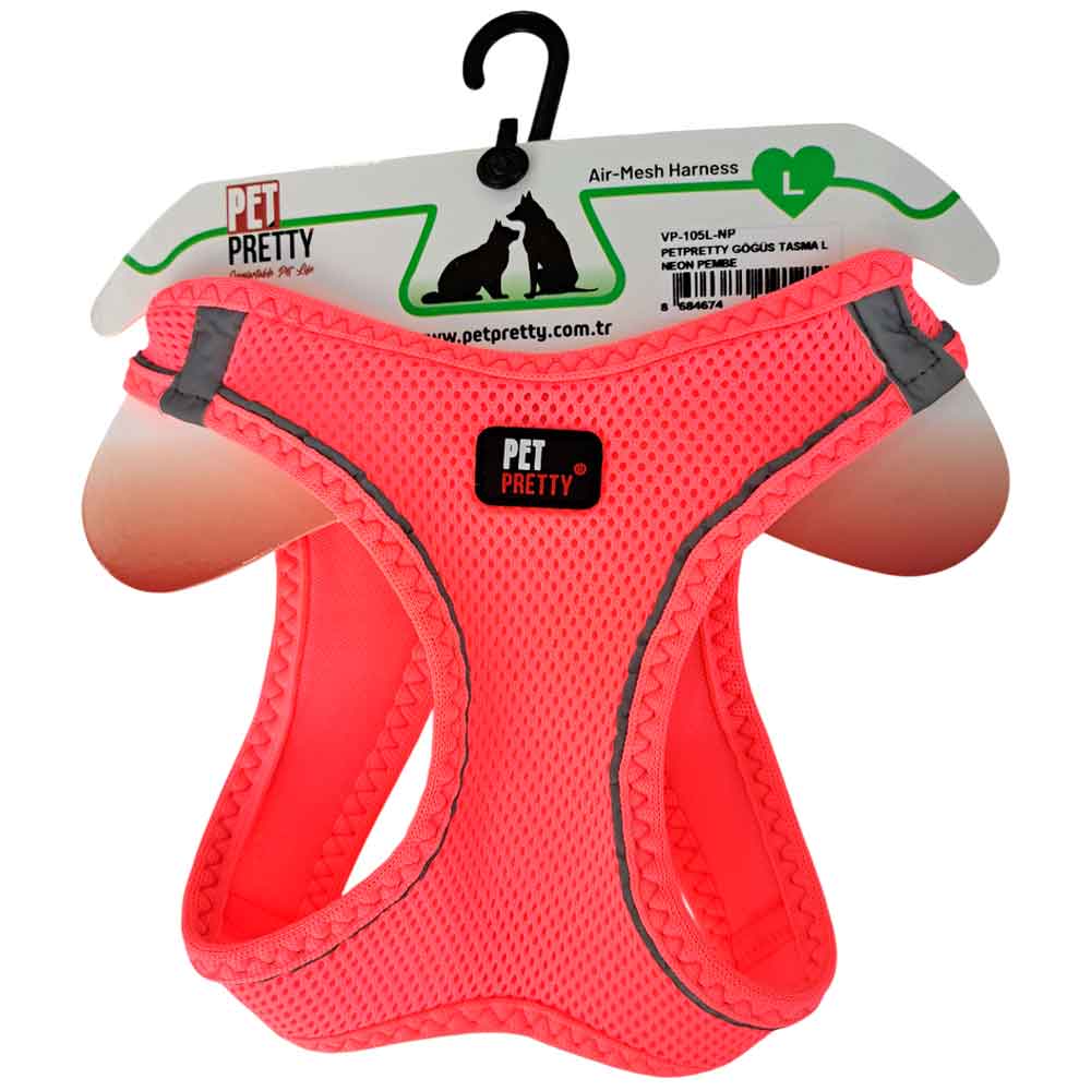 Pet Pretty Kedi Köpek Beden Tasması L Neon Pembe